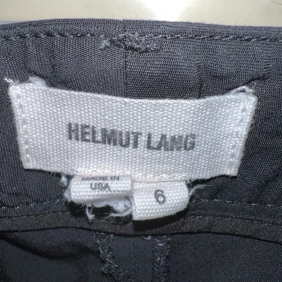 Helmut Lang Black Ankle Pants Size 6 - Picture 4 of 12